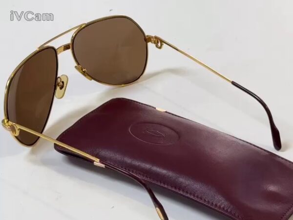 Cartier Vendome Santos Sonnenbrille | Mit Etui – Bild 4