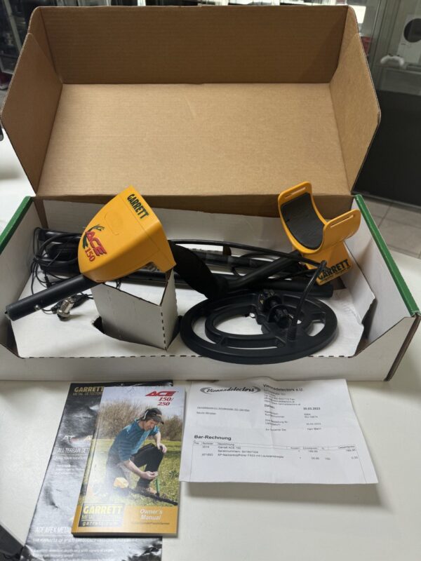 Garrett Ace 150 Metalldetektor | Mit Verpackung  |  Originale Rechnung | Zustand: Gut – Bild 2