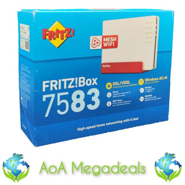 Fritz Box 7583 | mit Originalverpackung | Zustand: Wie Neu