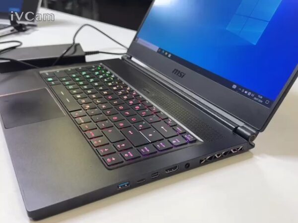 Msi Gs65 8rf Core I7-8th Gen | 16GB Ram  |  512GB SSD  |  Grafikkarte GTX 1070 8GB  |  Windows 11  |  USB  |  HDMI  |  Typ C  |  Ladegerät  | Zustand: Gut | Farbe: schwarz – Bild 4