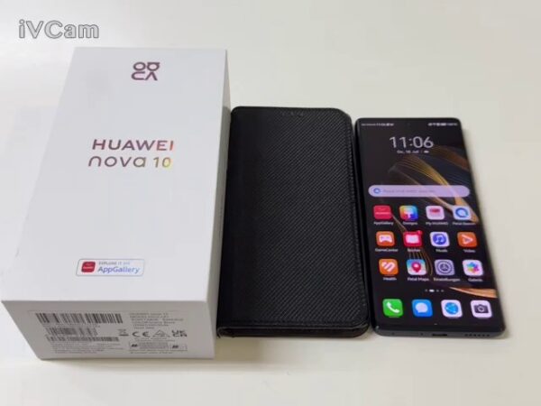 Huawei Nova 10 128GB / 8GB Ram  | Mit Verpackung  | SimLock: Frei | Zustand: Sehr Gut | Farbe: schwarz – Bild 2