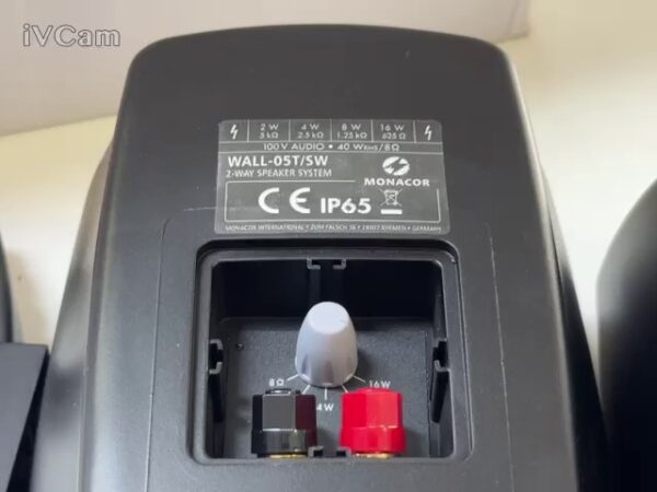 Monacor WALL-05T/SW Lautsprecherboxen-paar | Mit Verpackung  | Zustand: Wie Neu – Bild 3