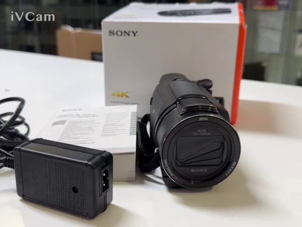 Sony Fdr-ax53 4k Camcorder Ultra Hd  | Mit Verpackung  |  Ladegerät  | Zustand: Sehr Gut – Bild 3