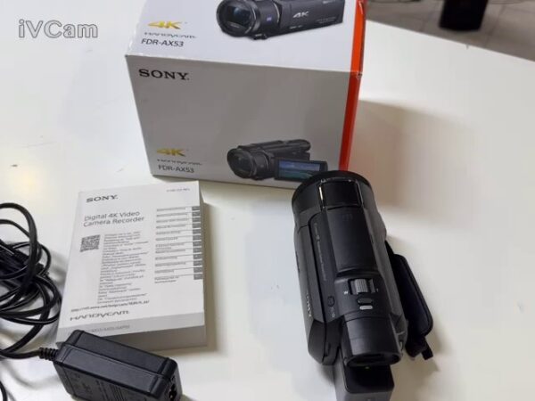Sony Fdr-ax53 4k Camcorder Ultra Hd  | Mit Verpackung  |  Ladegerät  | Zustand: Sehr Gut – Bild 6