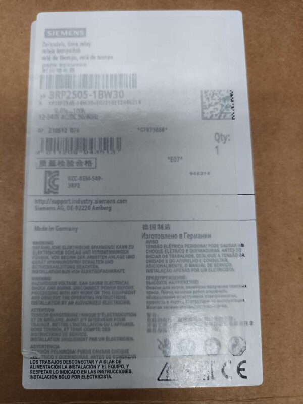 Siemens 3RP2505-1BW30  | Time Relay 3RP25051BW30 | Zustand: Sehr Gut – Bild 4
