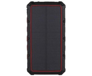 Nabo Sp100 Solar-powerbank 10.000mah - Mobiles Ladegerät - Schwarz | mit Originalverpackung | Zustand: Neu