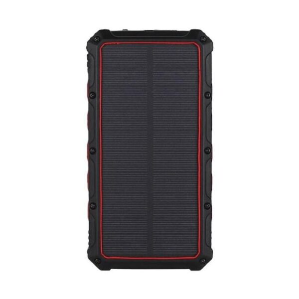 Nabo Sp100 Solar-powerbank 10.000mah - Mobiles Ladegerät - Schwarz | mit Originalverpackung | Zustand: Neu