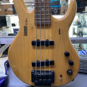 Gitarre Hohner B Bass - Aktiver 4-saiter Durchgehender Hals | Hals Shaden | Made in Korea | Zustand: Gut