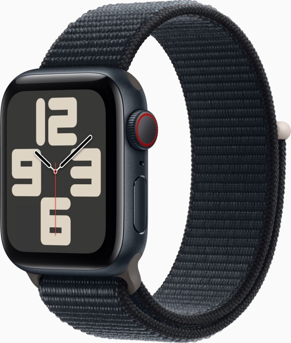 Apple Watch Se 2022 | mit Originalverpackung (GPS + Cellular) 40mm Mitternacht mit Sport Loop Mitternacht | Zustand: Neu