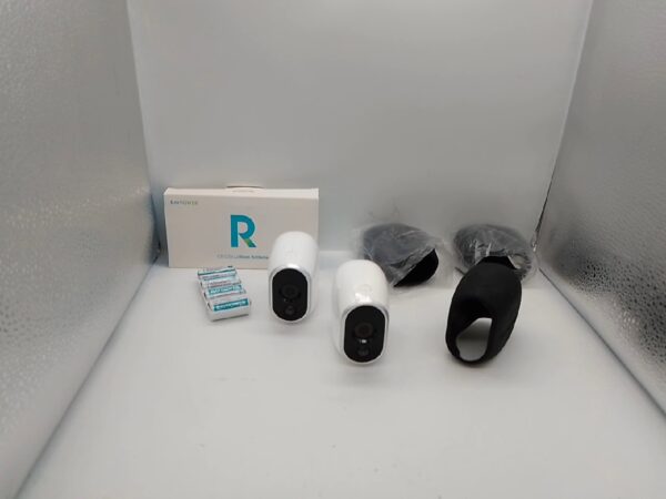 Netgear Arlo HD Smart Home Weiß 2St | mit Originalverpackung | Überwachungskamera Set | mit16 St Batterien und 3 St Schutzhülle | Zustand: Sehr Gut – Bild 2