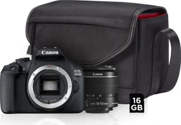 Canon Eos 2000d  | +18-55 | Tasche   | mit Ladegerät | +Akku | Zustand: Sehr Gut