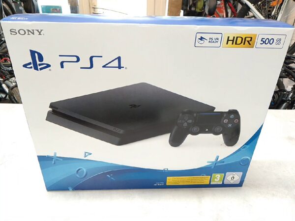 Sony PS4 Slim 500GB,  Neu, Versiegeln | mit Originalverpackung |  1 Jahre Garantie | Zustand:: Neu | Farbe: schwarz – Bild 3