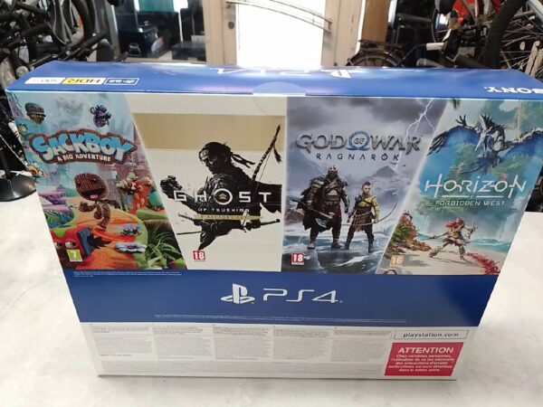 Sony PS4 Slim 500GB,  Neu, Versiegeln | mit Originalverpackung |  1 Jahre Garantie | Zustand:: Neu | Farbe: schwarz – Bild 4