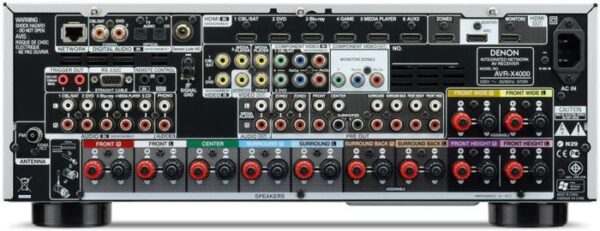 Denon AVR-X4000 silber | Mit Fernbedinung  | Zustand: Sehr Gut – Bild 2