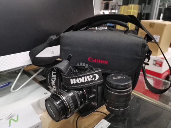 Canon Eos 400d Mit 2 Obijektiv | Mit Ladegerät Tasche  | Zustand: Gut – Bild 2