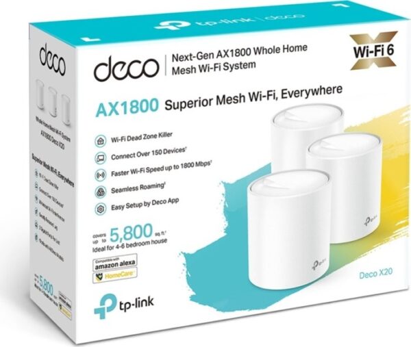 Tp-link Deco X20, Ax1800 Mesh-wlan-netzwerk, 3er-set, Weiß | mit Originalverpackung  | Zustand: Neu