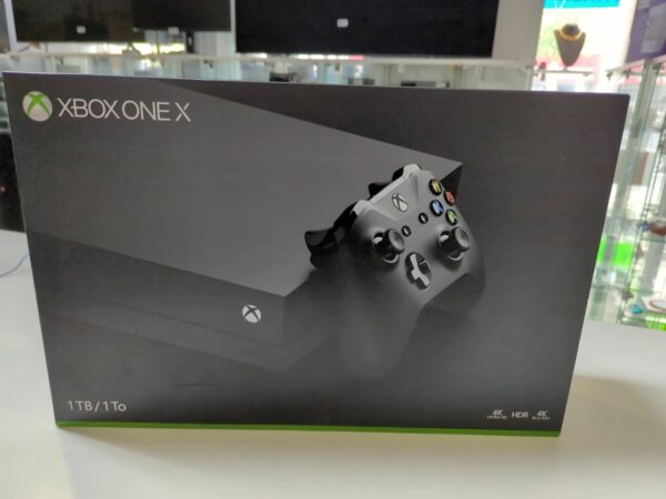 Xbox One X 1TB | zeigt kein Bild | Zustand: Gut | Farbe: schwarz – Bild 3