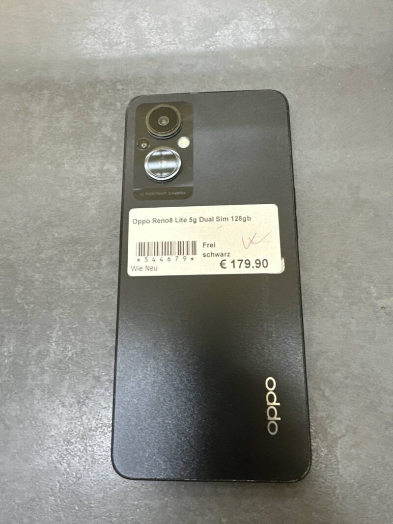 Oppo Reno8 Lite 5g Dual Sim 128gb | SimLock: Frei | Zustand: Wie Neu | Farbe: schwarz – Bild 2