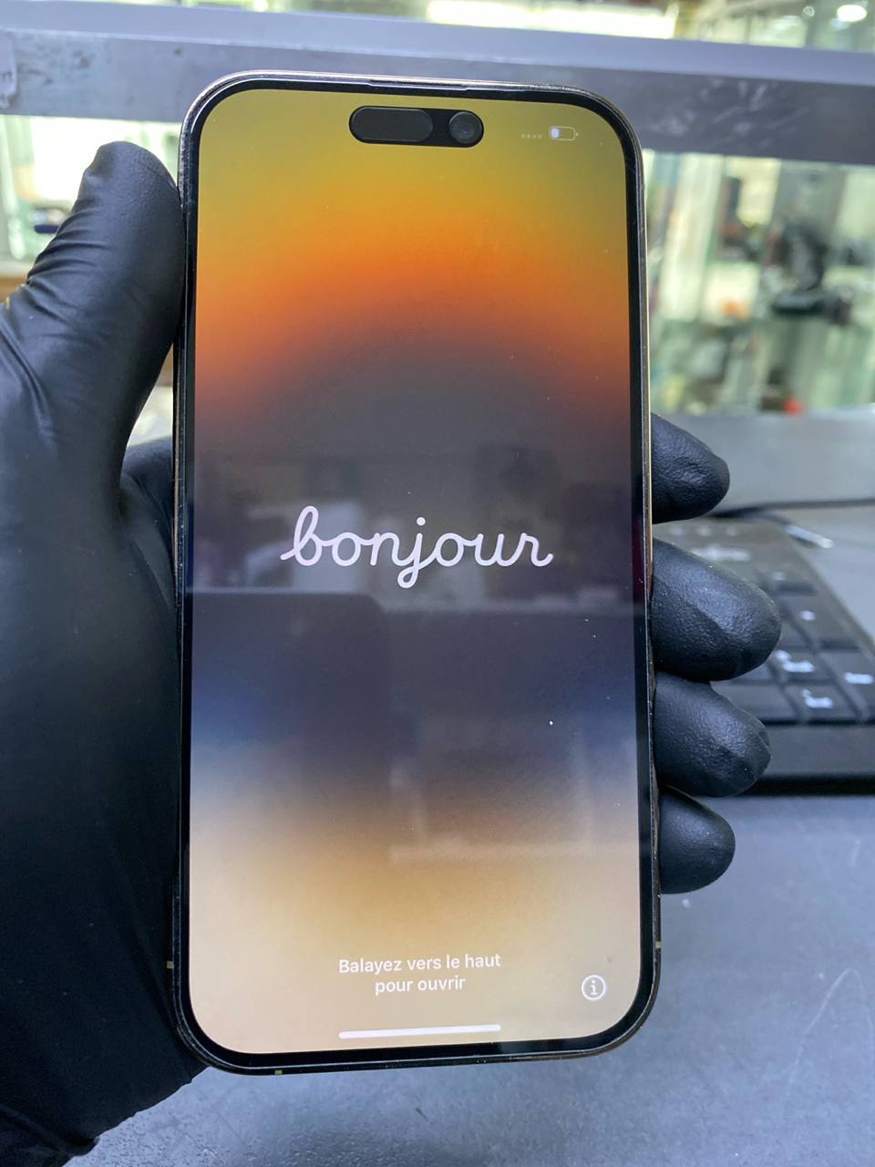 iPhone 14 Pro 128GB | SimLock: Frei | Zustand: Sehr Gut | Farbe: gold | Akku: 88% – Bild 3