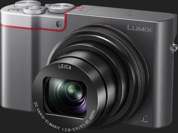 Panasonic Lumix DMC-TZ101 silber | mit Originalverpackung + kamerataschen | Zustand: Wie Neu