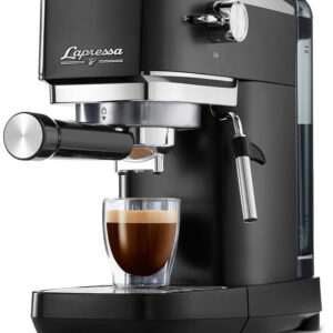 Tchibo Siebträgermaschine "lapressa", Schwarz | mit Originalverpackung | Zustand: Wie Neu