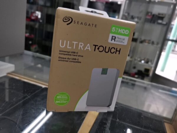 Seagate Ultra Touch Kieselgrau +rescue 5tb, Usb-c 3.0 | mit Originalverpackung  | Zustand: Neu – Bild 4
