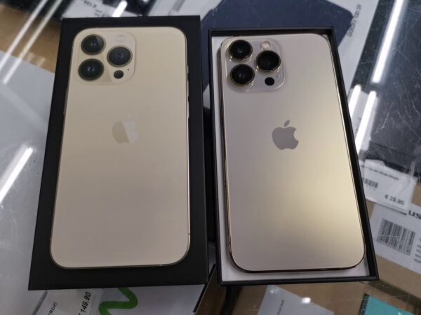 iPhone 13 Pro 128GB | Batteriezustand 84 % | SimLock: Frei | Zustand: Gut | Farbe: gold – Bild 2