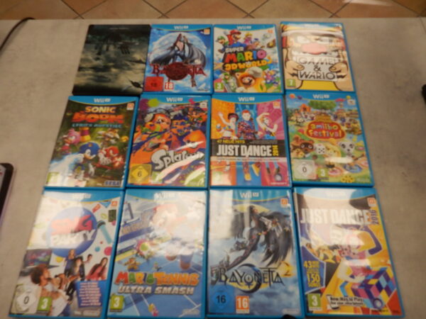 Nintendo Wii U Premium 32GB | mit 20 Spiele | Zustand: Gut | Farbe: schwarz – Bild 3
