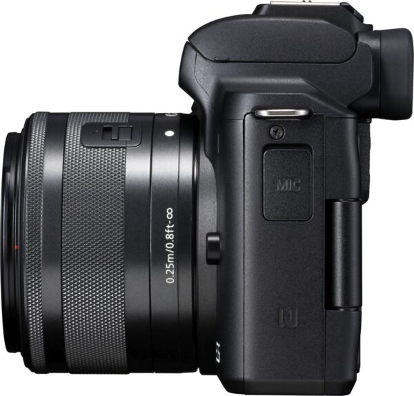 Canon Eos M50 Kamera Mit Ef-m 15-45mm Objektiv | mit Originalverpackung Mit mit Ladegerät | Akku | Zustand: Wie Neu – Bild 2
