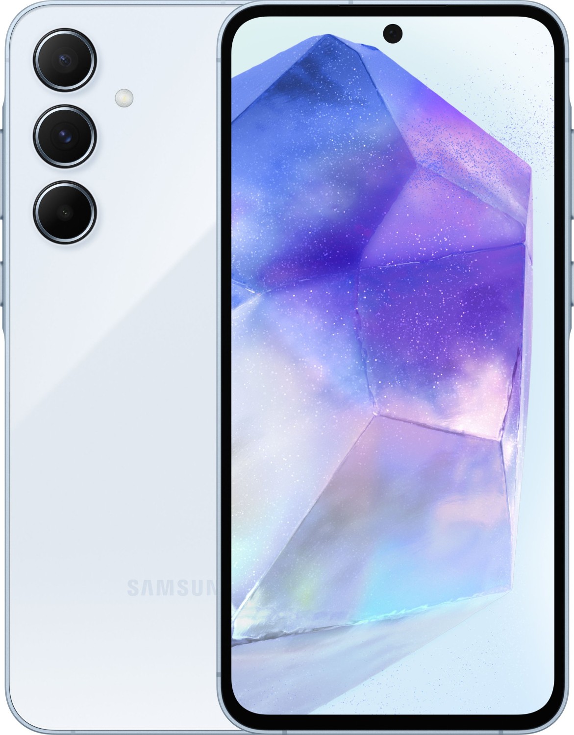Samsung Galaxy A55 5G 256GB | mit Originalverpackung | SimLock: Frei | Zustand: Neu | Farbe: blau – Bild 2