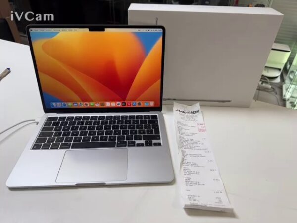 Apple Macbook Air, Silber, 2022, M2-8 Core Cpu | 8GB RAM | 256GB SSD | DE | mit Verpackung  |  Rechnung von Mediamarkt  |  3 Ladezyklen  |  Garantie bis 5.5.2025 | Zustand: Wie Neu – Bild 5