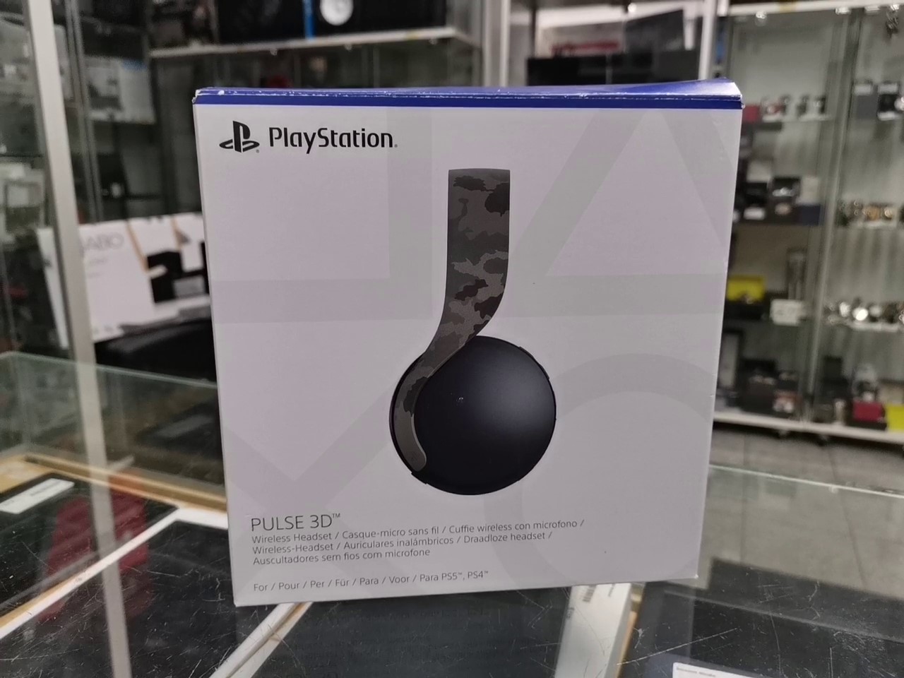 Sony Pulse 3d-wireless-headset Grey Camouflage | mit Originalverpackung Mit USB | Zustand: Wie Neu – Bild 4