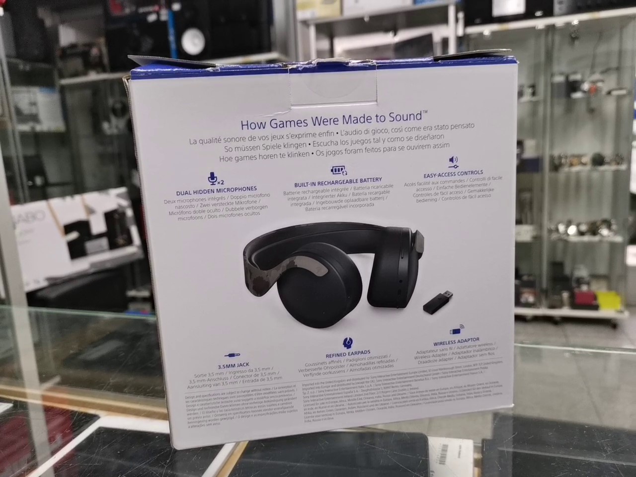Sony Pulse 3d-wireless-headset Grey Camouflage | mit Originalverpackung Mit USB | Zustand: Wie Neu – Bild 5