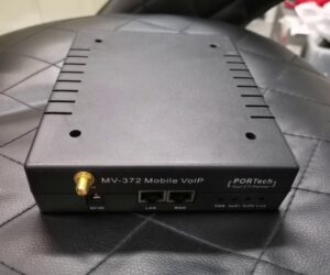 Portech Gsm/umts - Voip Gateway 2x Sim 1x Lan Mv-372-4g - Voice-over-ip | Mit Ladegerät  | Zustand: Sehr Gut