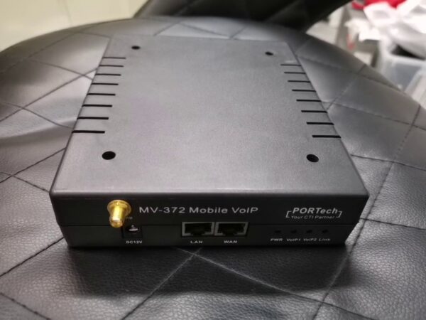Portech Gsm/umts - Voip Gateway 2x Sim 1x Lan Mv-372-4g - Voice-over-ip | Mit Ladegerät  | Zustand: Sehr Gut