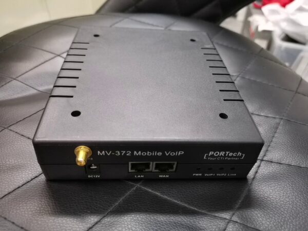 Portech Gsm/umts - Voip Gateway 2x Sim 1x Lan Mv-372-4g - Voice-over-ip | Mit Ladegerät  | Zustand: Sehr Gut – Bild 2