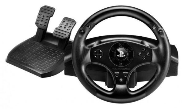 Thrustmaster T80 Racing Wheel | Lenkrad (inkl. 2-Pedalset) (PS3 | PS4 | PC) | Zustand: Sehr Gut | Farbe: schwarz