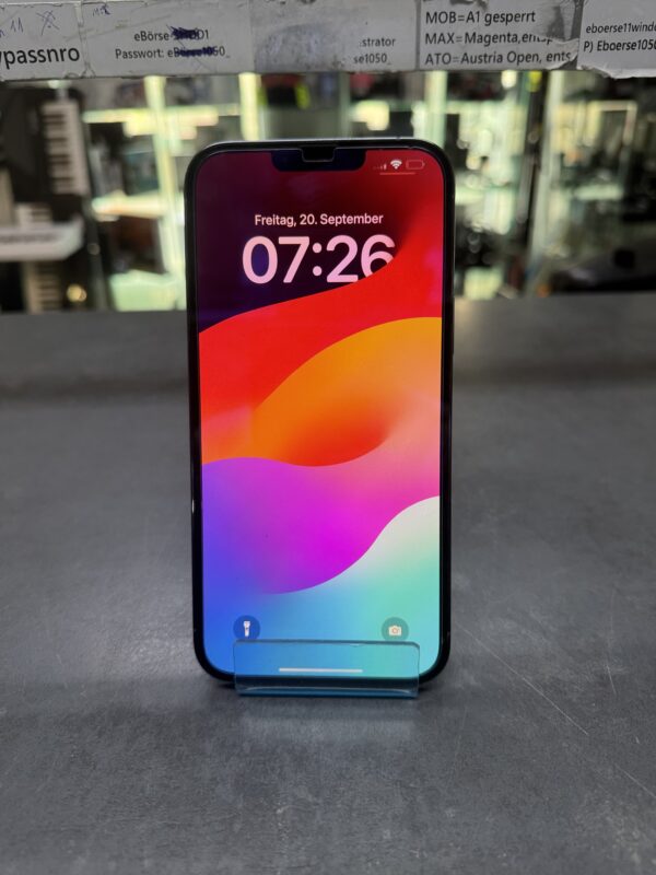 iPhone 13 Pro Max 128GB | mit Originalverpackung  | SimLock: Frei | Zustand: Sehr Gut | Farbe: blau | Akku: 83% – Bild 3