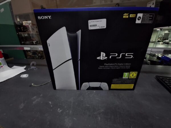 Sony PS5 Slim 1TB Digital Edition | mit Originalverpackung | versiegeln | Zustand: Neu | Farbe: weiss – Bild 3