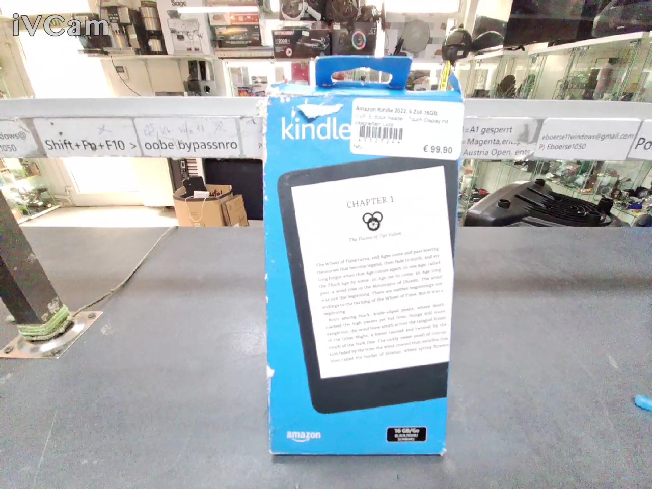 Amazon Kindle 11. Gen 2022 6 Zoll 16GB | mit Originalverpackung bei uns aufgemacht | unbenutz | E-Book Reader | Touch-Display mit integriertem Licht | schwarz | Zustand: Wie Neu – Bild 3