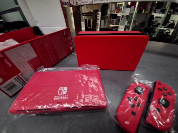 Nintendo Switch OLED Mario Red Edition | mit Originalverpackung  | Zustand: Wie Neu | Farbe: rot – Bild 5