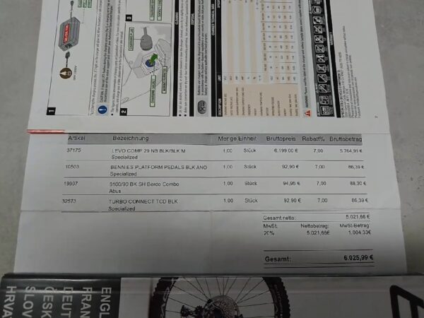 Specialized Levo Comp 29 NB BLK/BLK  | E-Bike | Sitze M | 2170 km  | Ladegerät  | mit org. Rechnung vom 06.05.2020 – Bild 5