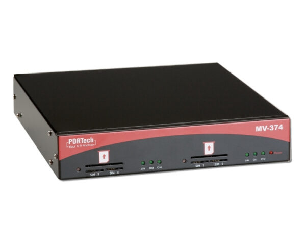 Portech Mv-3743G VoIP/GSM/UMTS-Gateway | 4 Sim Slots | Zustand: Gut