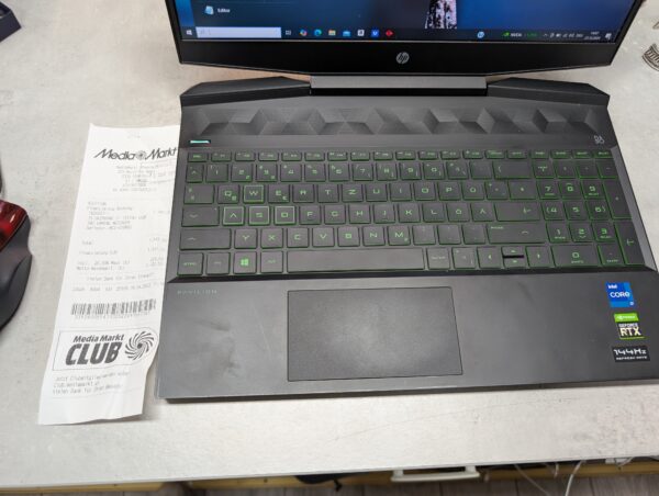 Hp 15dk2900ng  i7-11370h | I7-11370h  | Rtx 3050 Ti 4GB   | 16GB RAM | 1TB SSD  | Zustand: Sehr Gut – Bild 4