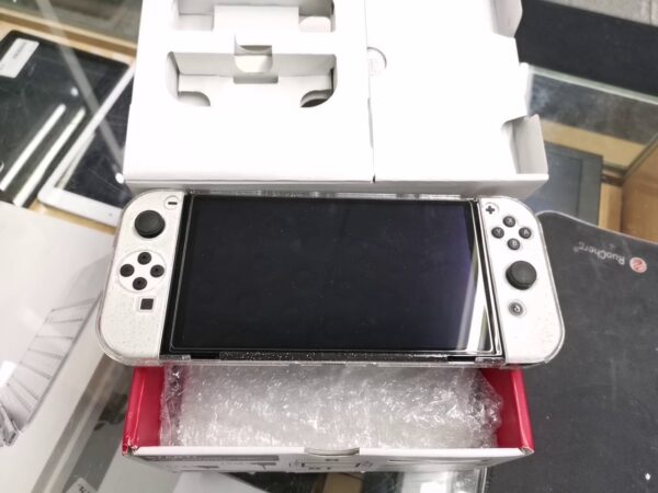 Nintendo Switch OLED | mit Originalverpackung  |  mit Rechnung  | Zustand: Sehr Gut | Farbe: schwarz – Bild 5