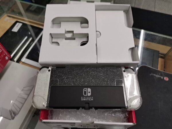 Nintendo Switch OLED | mit Originalverpackung  |  mit Rechnung  | Zustand: Sehr Gut | Farbe: schwarz – Bild 6