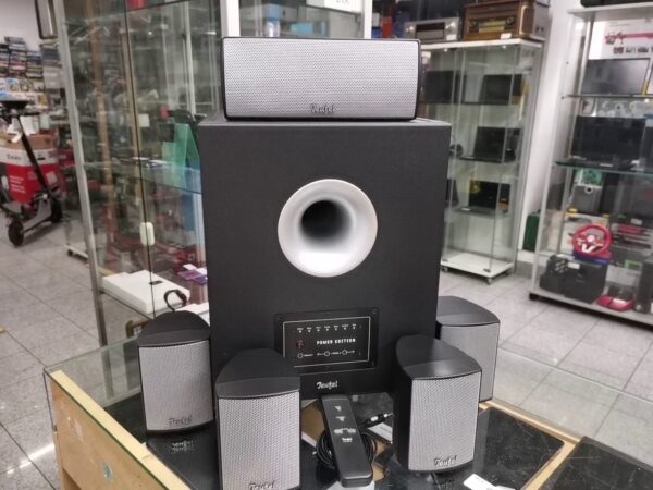 5x Teufel Cem 50  Laut Subwoofer + Verstärker 500 W | Mit Fernbedinung Mit Zubehör  | Zustand: Sehr Gut