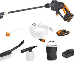 Worx WG620E.4 20V PowerShare Hydroshot Akku-Hochdruckreiniger inkl. 2 Akkus 2.0Ah | mit Originalverpackung  | Zustand: Wie Neu