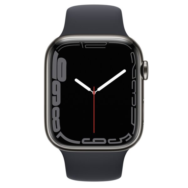 Apple Watch Series 7 (GPS + Cellular) 45mm Edelstahl | mit Originalverpackung | Zustand: Sehr Gut