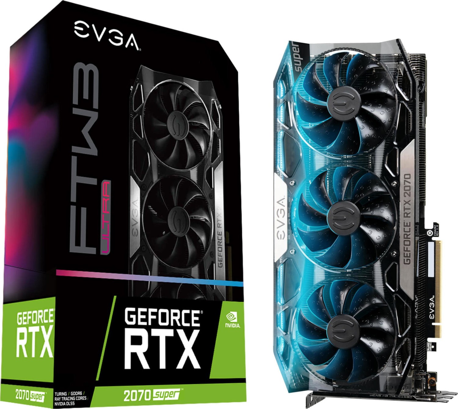 Evga Geforce Rtx 2070 Super Ftw3 Ultra Gaming | mit Originalverpackung | nur das Kühlteil | Zustand: Sehr Gut